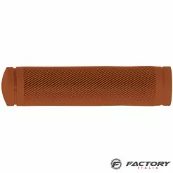 BRN Manopole Bici In Gomma Tekno Marroni