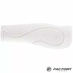 BRN Manopole Bici Palmari Comfort Bianche