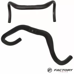 BRN Manubrio Bicicletta Modello Gravel Corsa Ram Nero