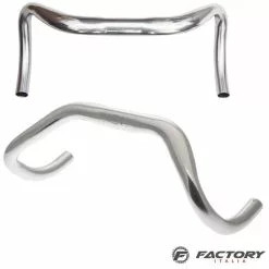 BRN Manubrio Bicicletta Modello Gravel Corsa Ram Silver