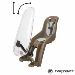 BRN Parabrezza Bici Per Bambini Attacco Al Seggiolino