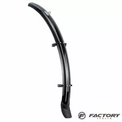 BRN Parafanghi Bici 28 Pollici City Bike In ABS 48 Mm Neri