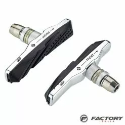 BRN Pattini Freno Bici MTB Alluminio Silver