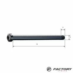 BRN Perno Passante Bolt Anteriore M15XP1.5 Lungo 148 Mm