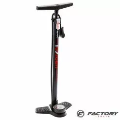 Pompa Bici Con Manometro BRN Oxigen Nera