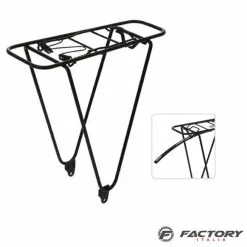 BRN Portapacchi Posteriore Bici Al Parafango In Acciaio Misura 28