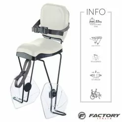 Seggiolino Bici Al Portapacco Bianco BRN Hello