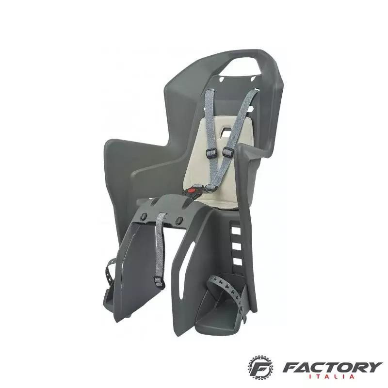 BRN Seggiolino Bici Posteriore Portapacchi Grigio Koolah 1 BRN Seggiolino Bici Posteriore Portapacchi Grigio Koolah