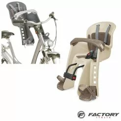 BRN Seggiolino Bici Anteriore Bilby Attacco Al Telaio-piantone Marrone