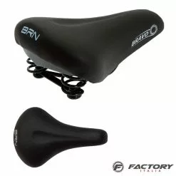 Sella Bici Uomo Bravo Con Molle BRN